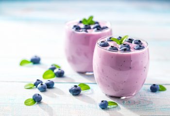 yaban mersinli smoothie