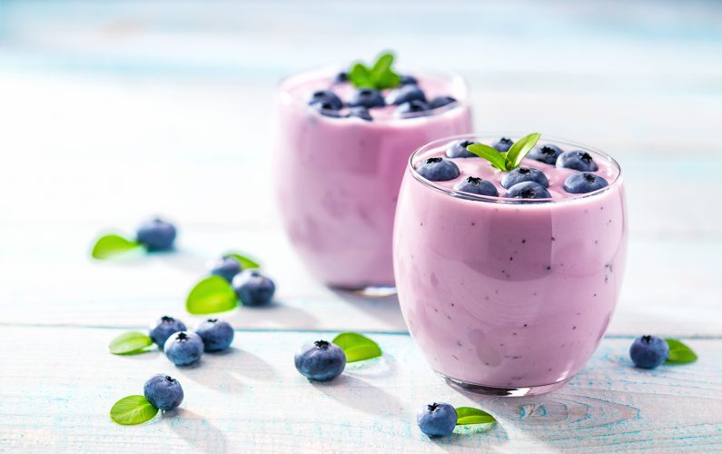 yaban mersinli smoothie